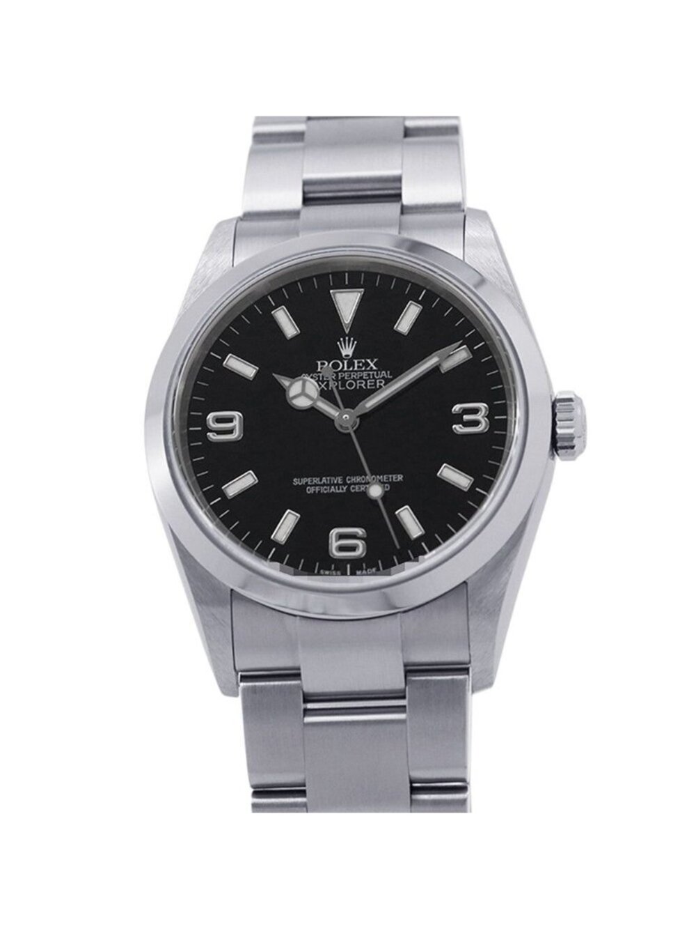 Rolex Number Watch Black Dial